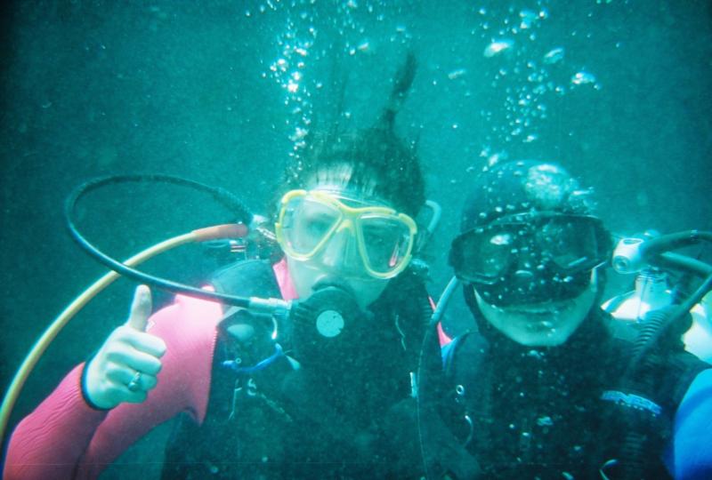 Dale & I under water (my first Dive)