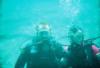 Andrew & I under water (my first Dive)
