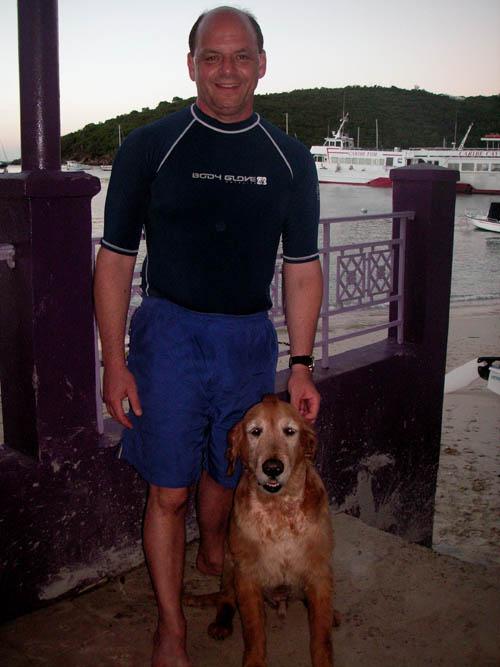 St John Diveshop Dog