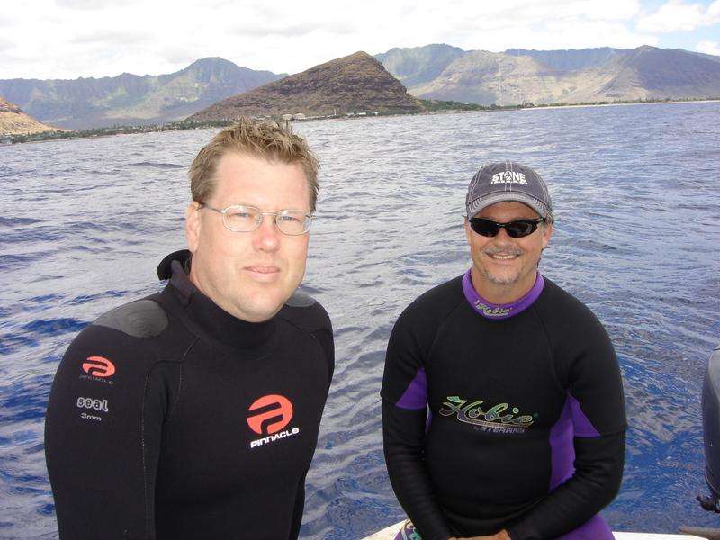 90 footer off of oahu with buddy chris