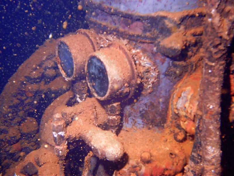 R2D2  Fujikawa Maru Engine Rm.  Truk Lagoon