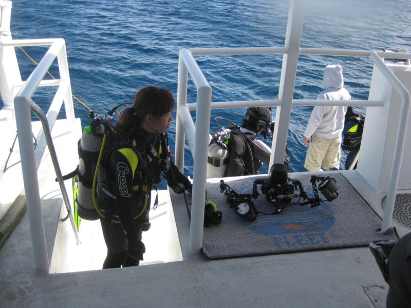 Pre dive Chiali - Belize 2009