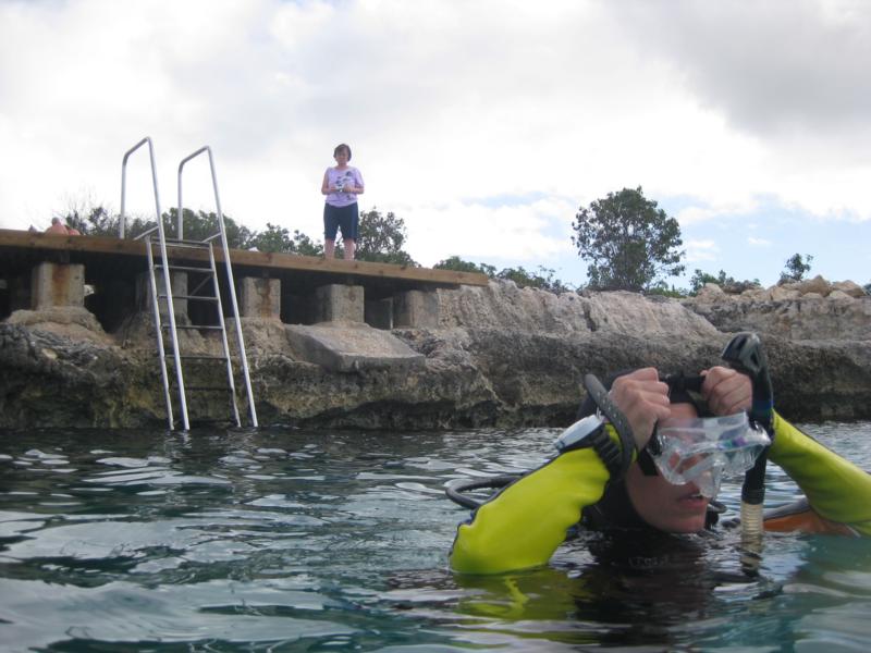 Oil Slick Leap - Bonaire 2009