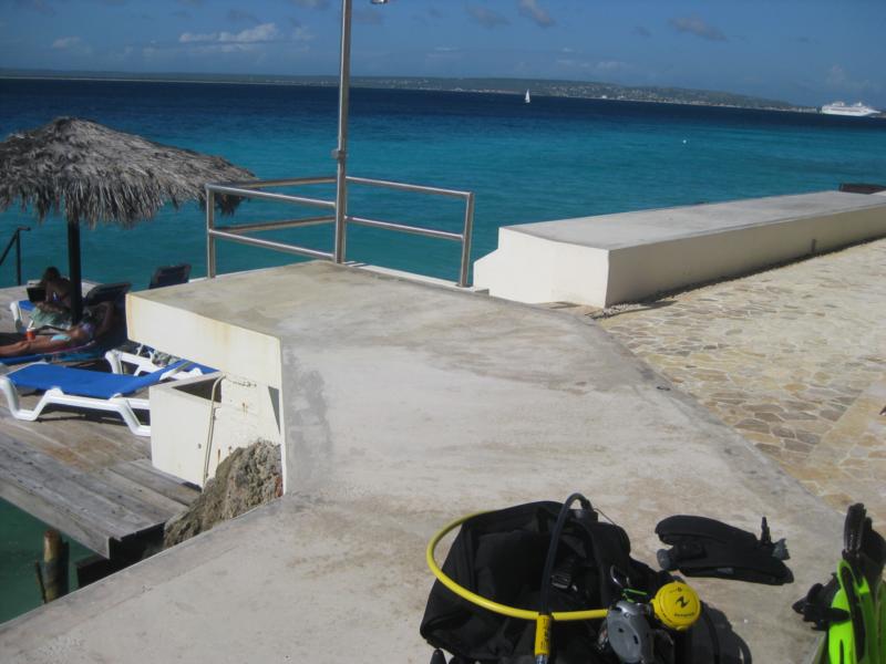 Bel Mar pool deck view - Bonaire 2009