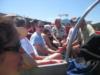 Water taxi to ground transportation - Roatan 2009