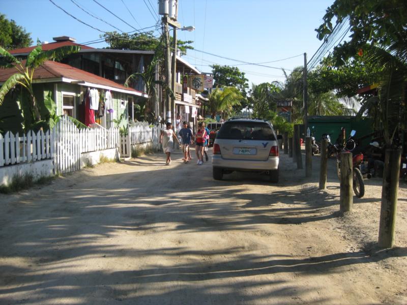 West end shopping - Roatan 2009