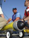 Glider deployment from the R/V Hugh R Sharp