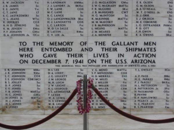 USS Arizona Memorial. Oahu, HI 12/20/08.