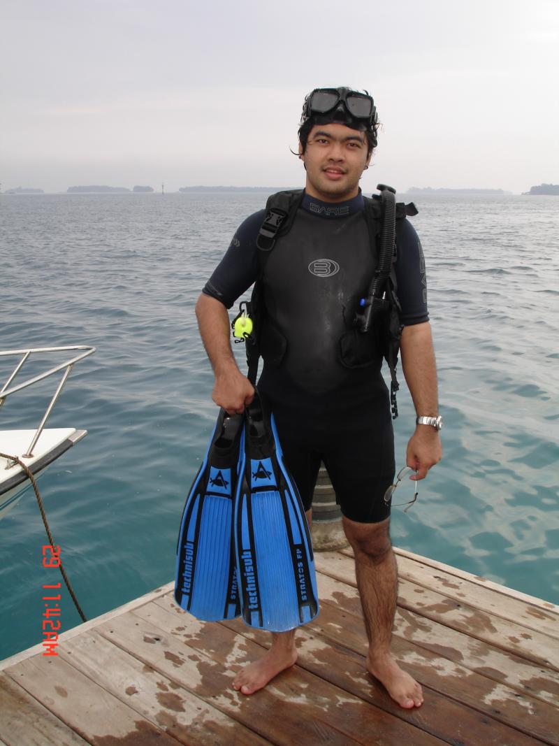 Me at Sepah Island, Indonesia