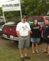 Trashfest 2009 - DiveBuddy.com Team - Eric, Becky, Mike - It was rainy all day!