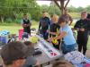 Some of the group signing the Divebuddy banner