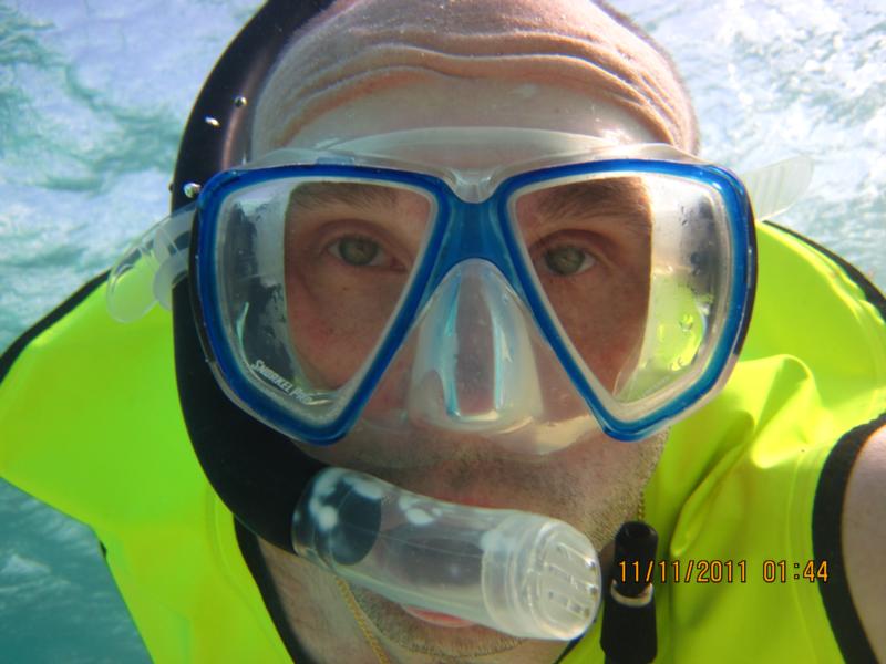 me snorkeling