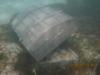 an old trunk underwater