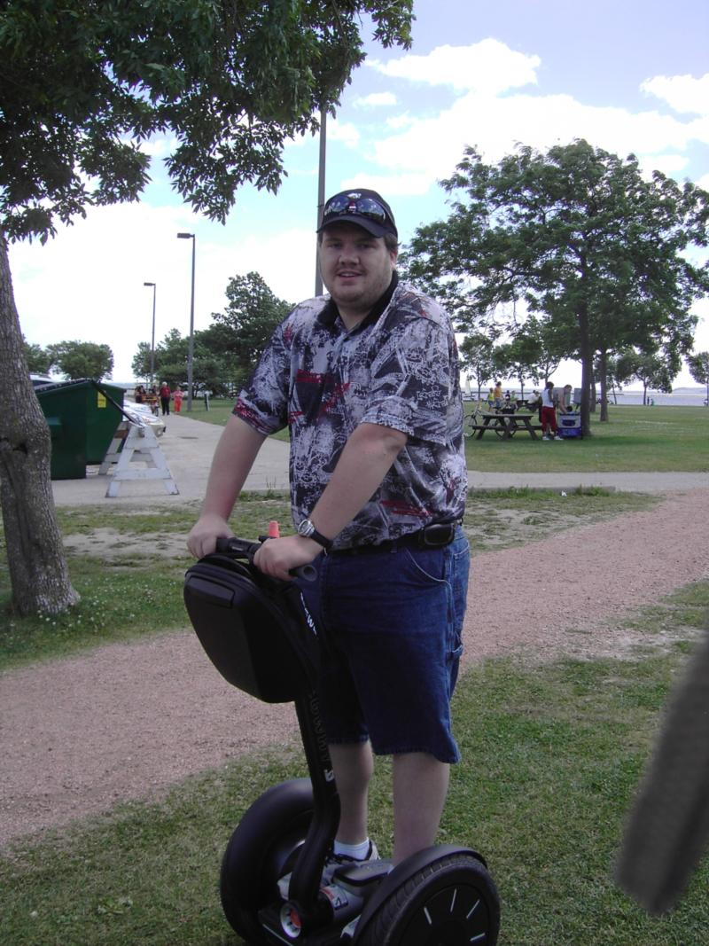 Me on a segway (rented)