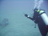 Me chasing after the Sand Tiger Sharks- Papoose Wreck