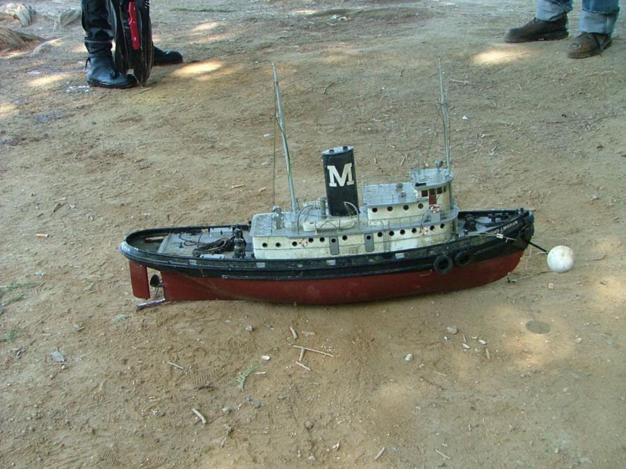 What we recovered R/C Boat