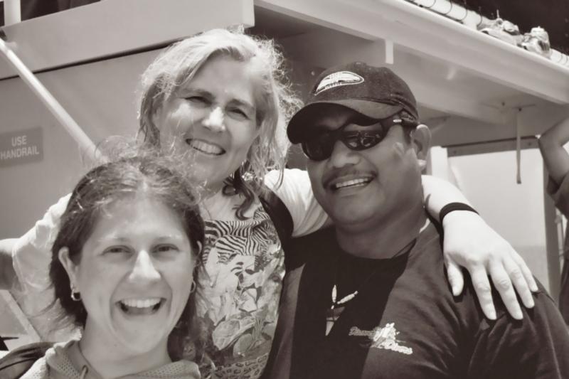 Me Mom and Captain - Belize