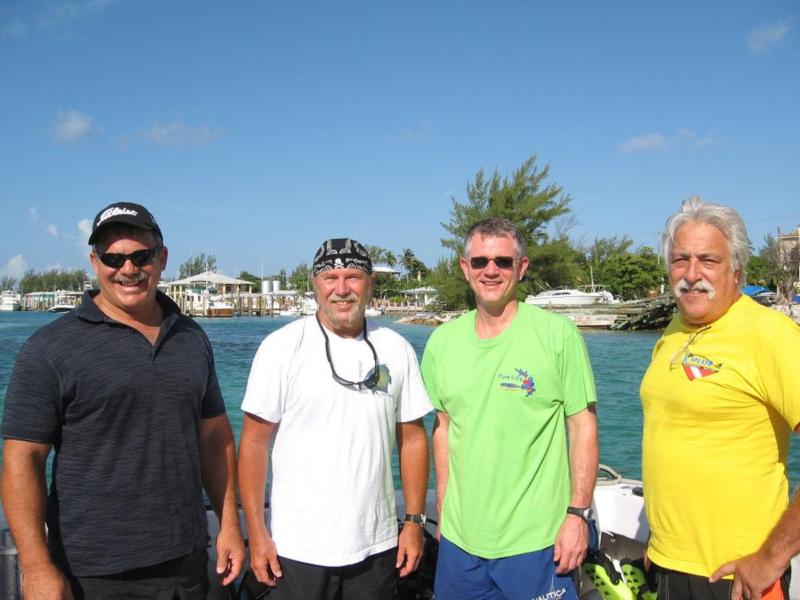 My crew in Bimini, I’m second from left.