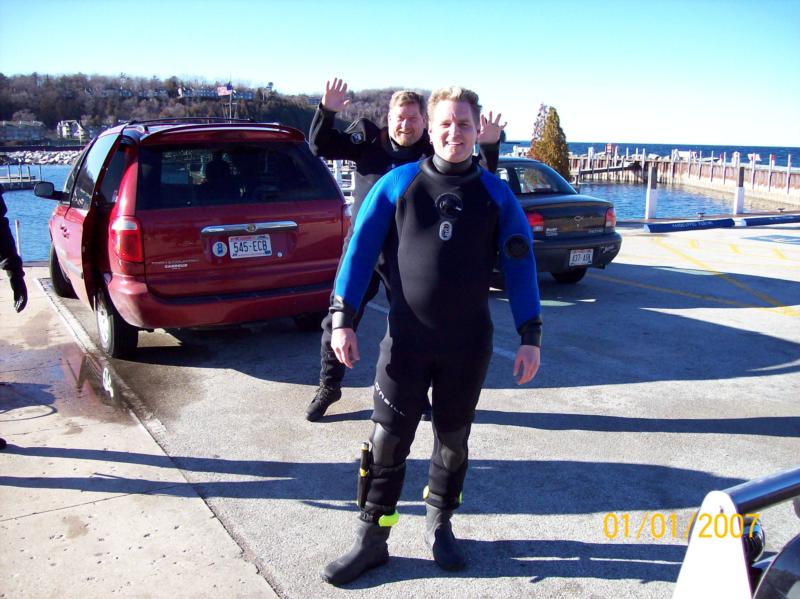 New Years Day dive, Door Co.