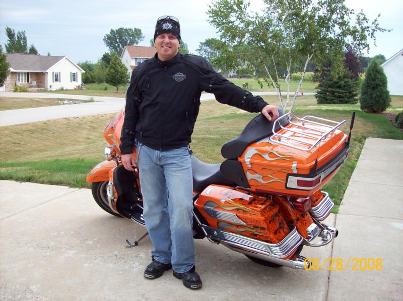 Leaving for the 105th Harley Davidson party