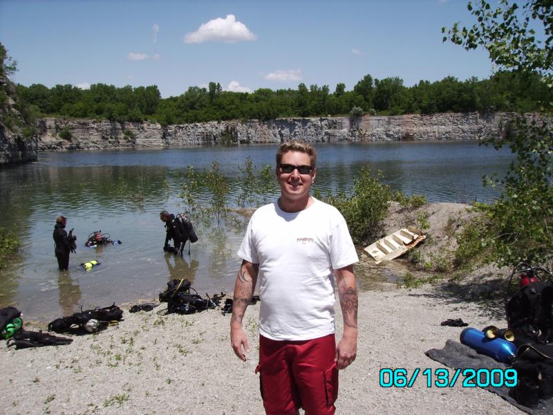 Diving in the Green Bay Quarry