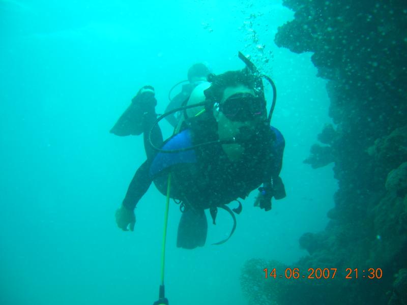 Just me underwater