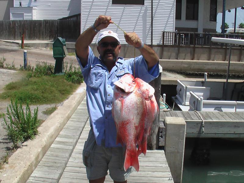 snapper fishing about 12 miles off south padre