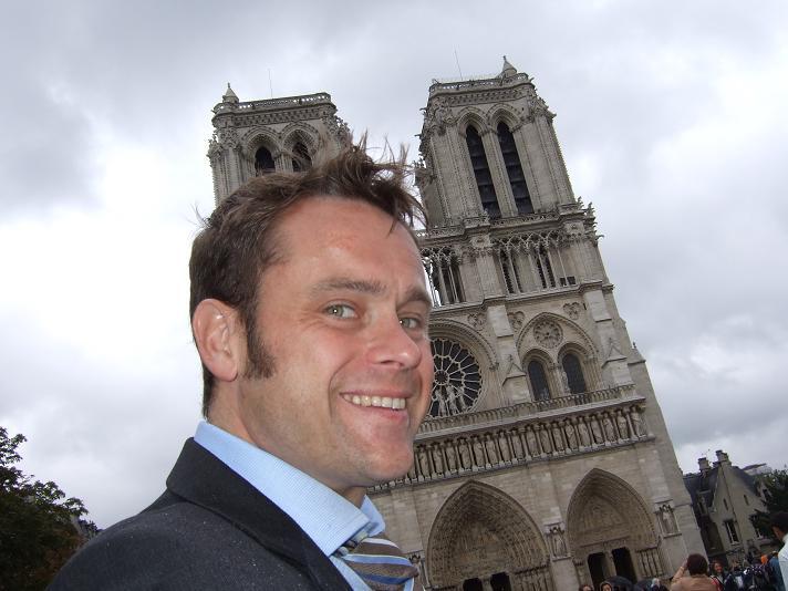 moi - in Paris, in front of Notre Dame