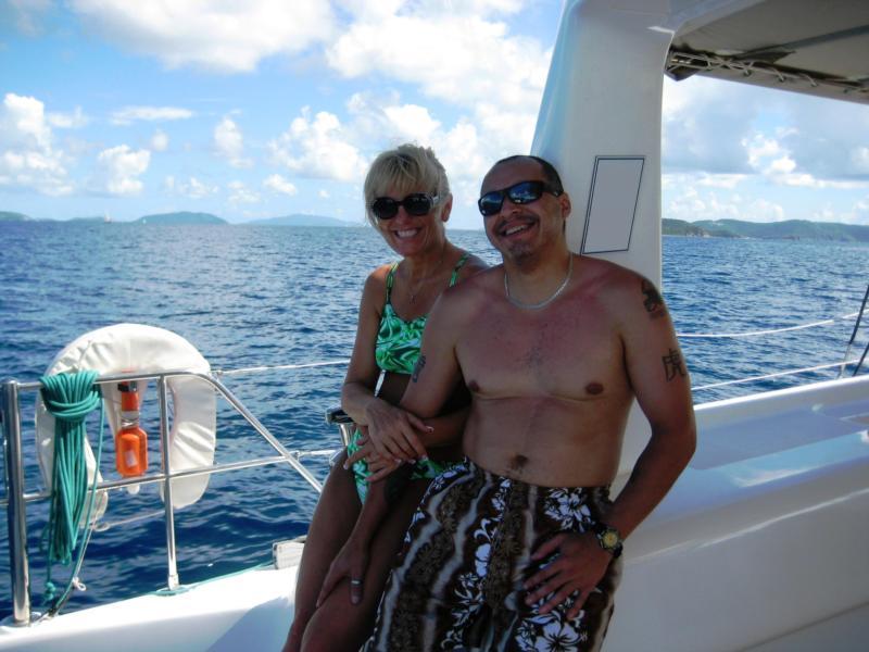 Darcy & Mynor in Tortola