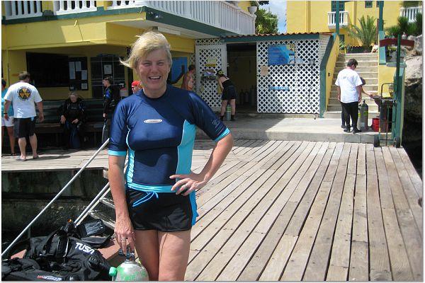 the love of my life  on the dock @ Bonaire