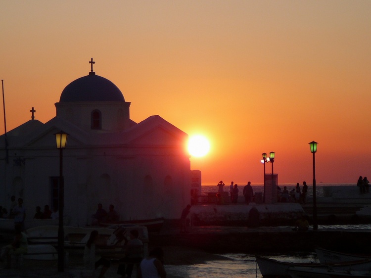 Sunset on Mykonos