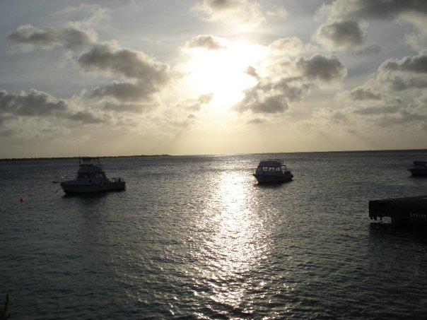 sunset in Bonaire