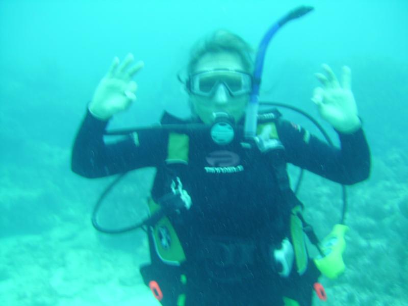 my first dive experience