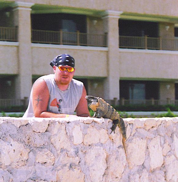 JASON AND HIS LIZARD AMIGO