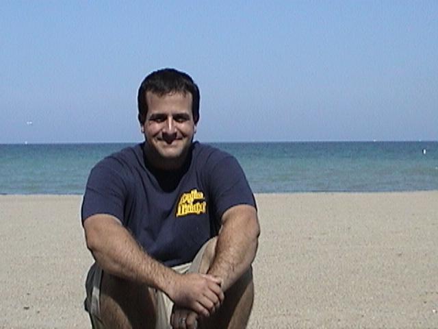 Me at Lake Michigan