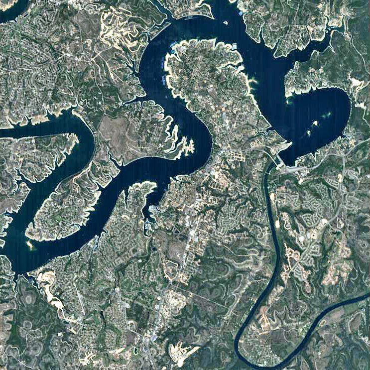 Lake Travis from SPACE