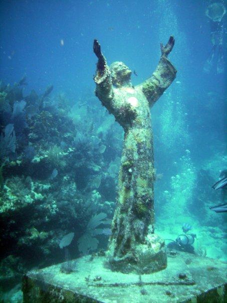 Christ Statue in Key Largo