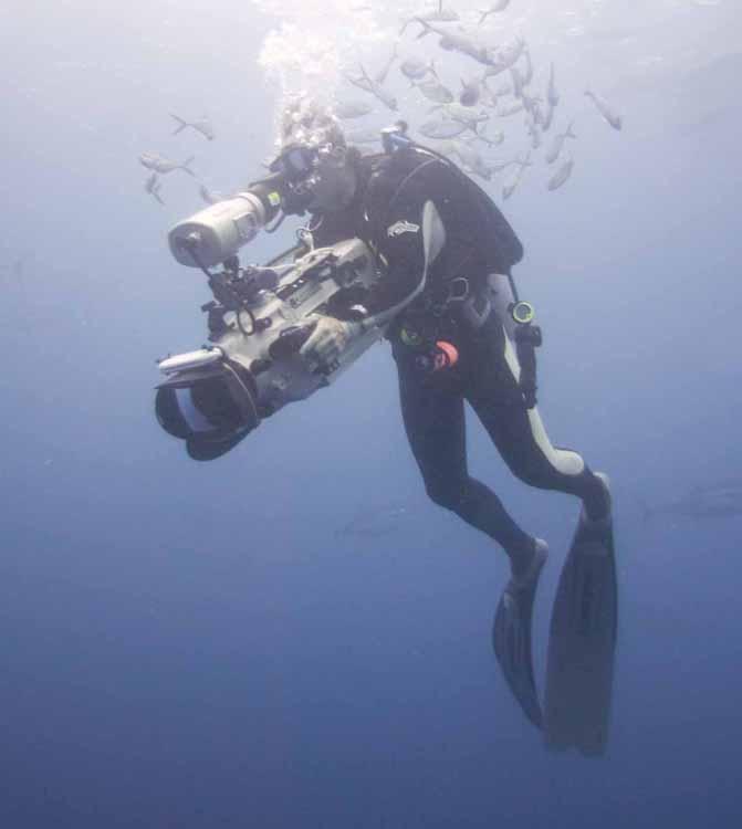 Jay With Sony HDW F900 and Amphibico Housing