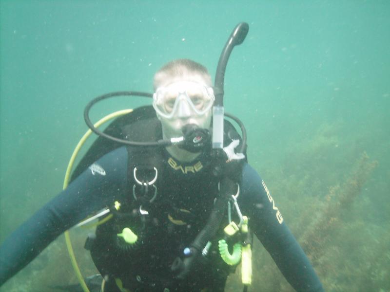 Me diving San Carlos