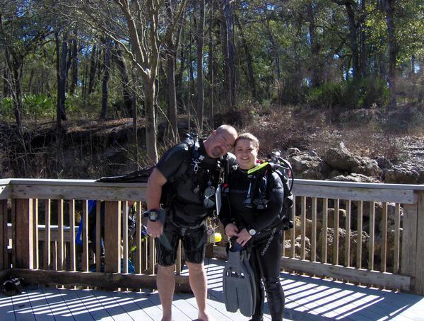 Me & the best dive instructor @ Troy Springs
