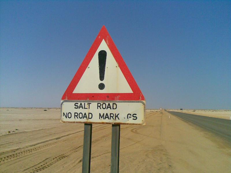 You can’t dive a salt road...
