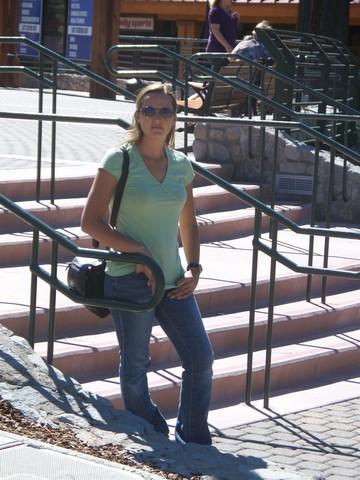 Me standing by the Gondola at Heavenly in Lake Tahoe