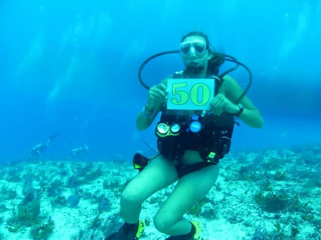 I got my 50th dive !!!