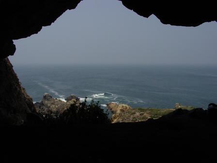 Cave south of La Bufadora, Baja California, Mexico