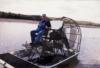 Jon’s airboat on Lake Oklawaha.