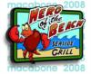 Original Logo Art for Hero of the Beach Grill