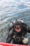 back from a wreck dive