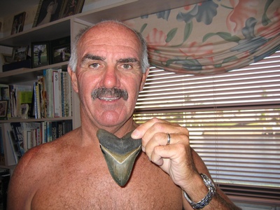 Megladon shark tooth fossil from Venice Beach