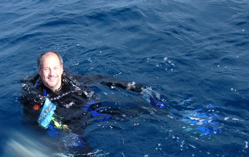 Me after a 124 ft Dive on the USCGC Bibb, Key Largo