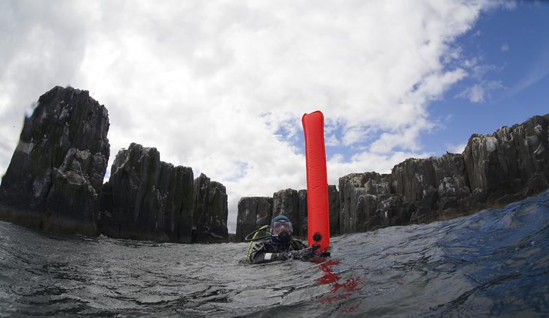 Me waiting for boat. Pinnacles, Farne Islands